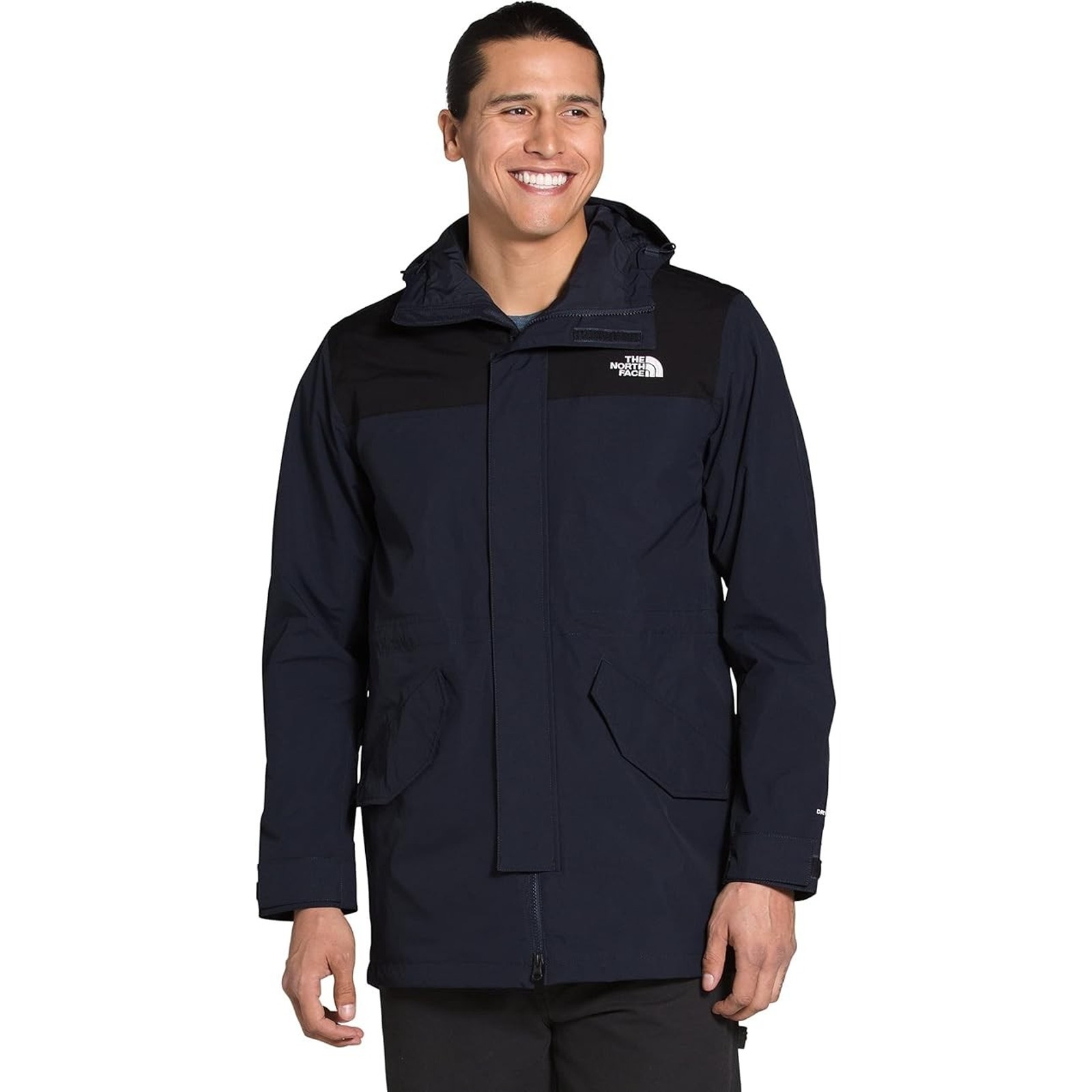 Nwt The North Face City Breeze Rain Parka Aviator Navy Tnf Black Men’s Xxl
